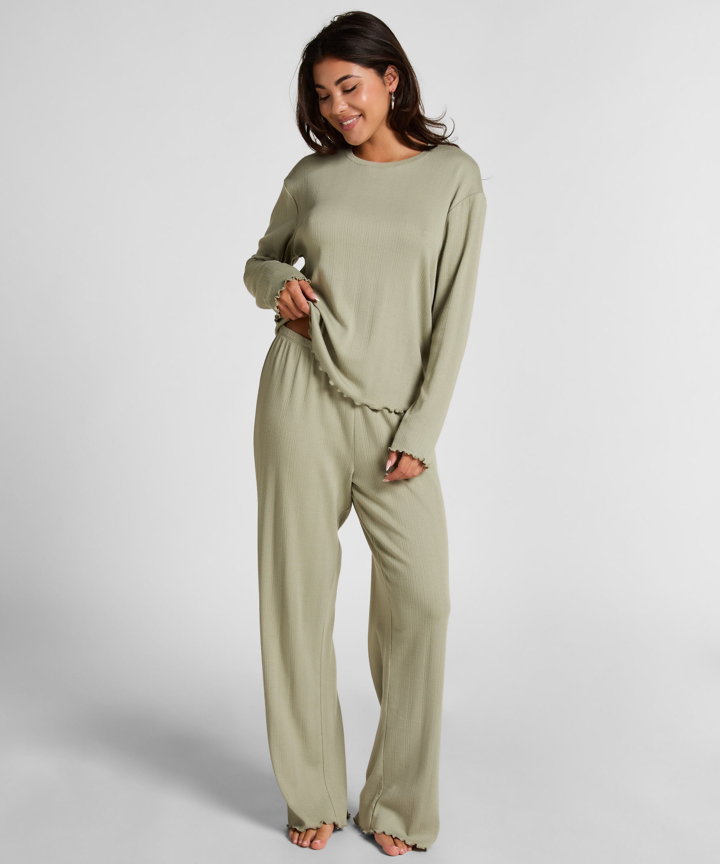 Pyjama Hose Loose Pointelle