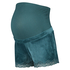 Schwangerschafts-Shorts Velours, Blau