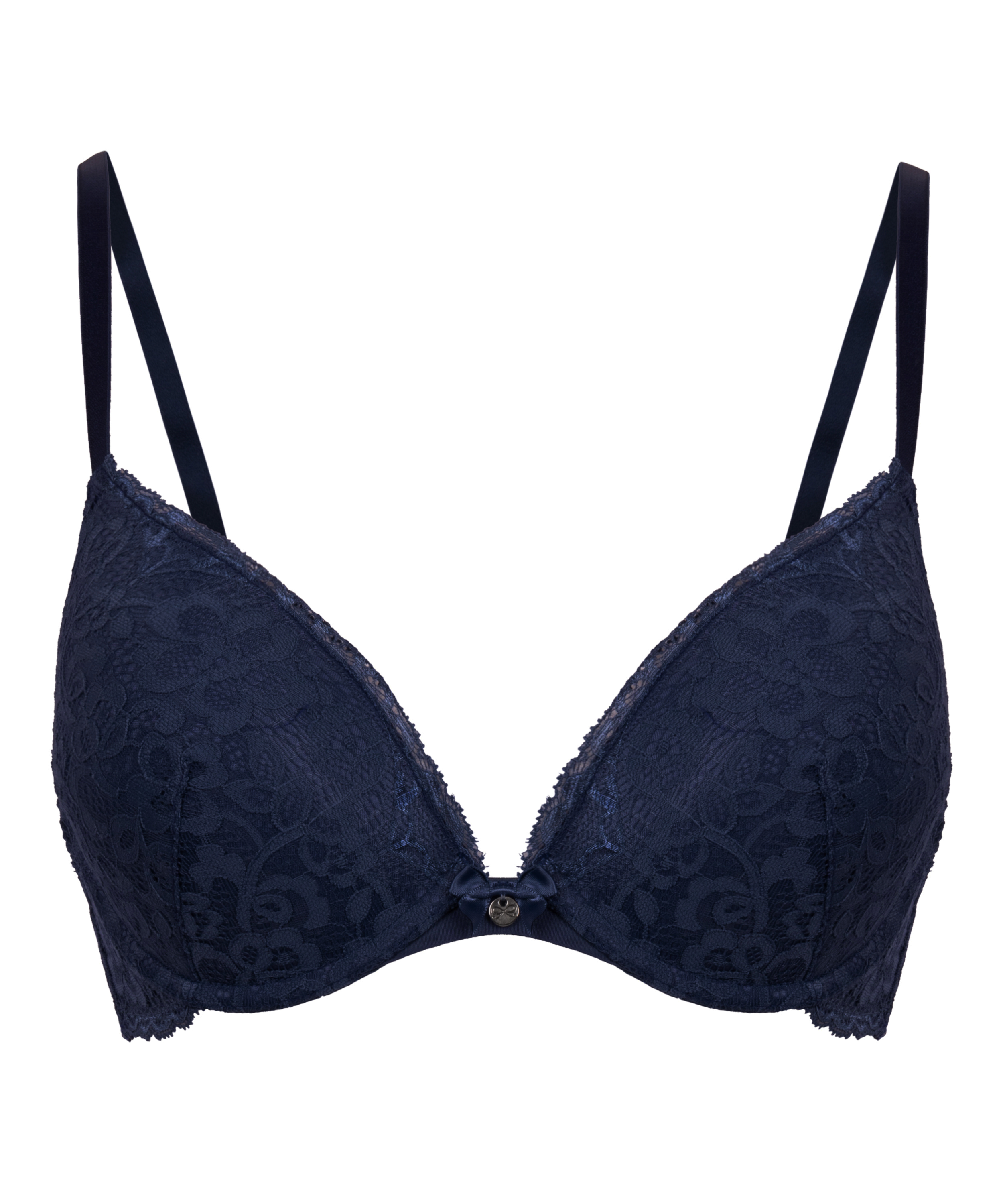 Soutien-gorge à armatures préformé push-up Marine, Bleu, main