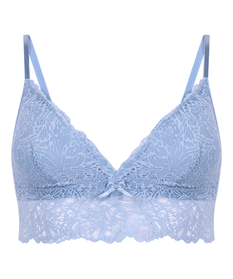Triangel-Bralette Posie, Blau