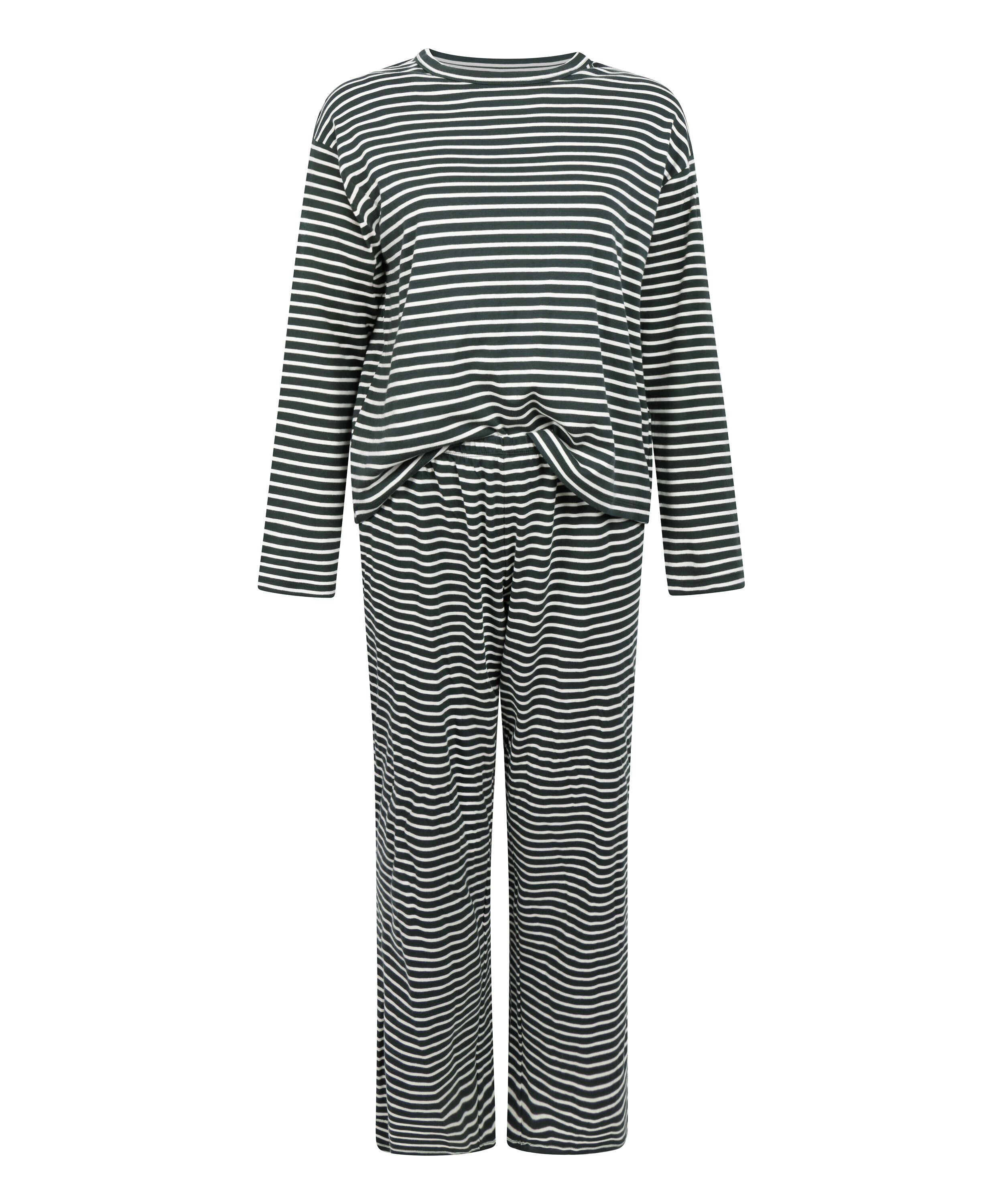 Pyjamaset Baumwolljersey, Gr&uuml;n