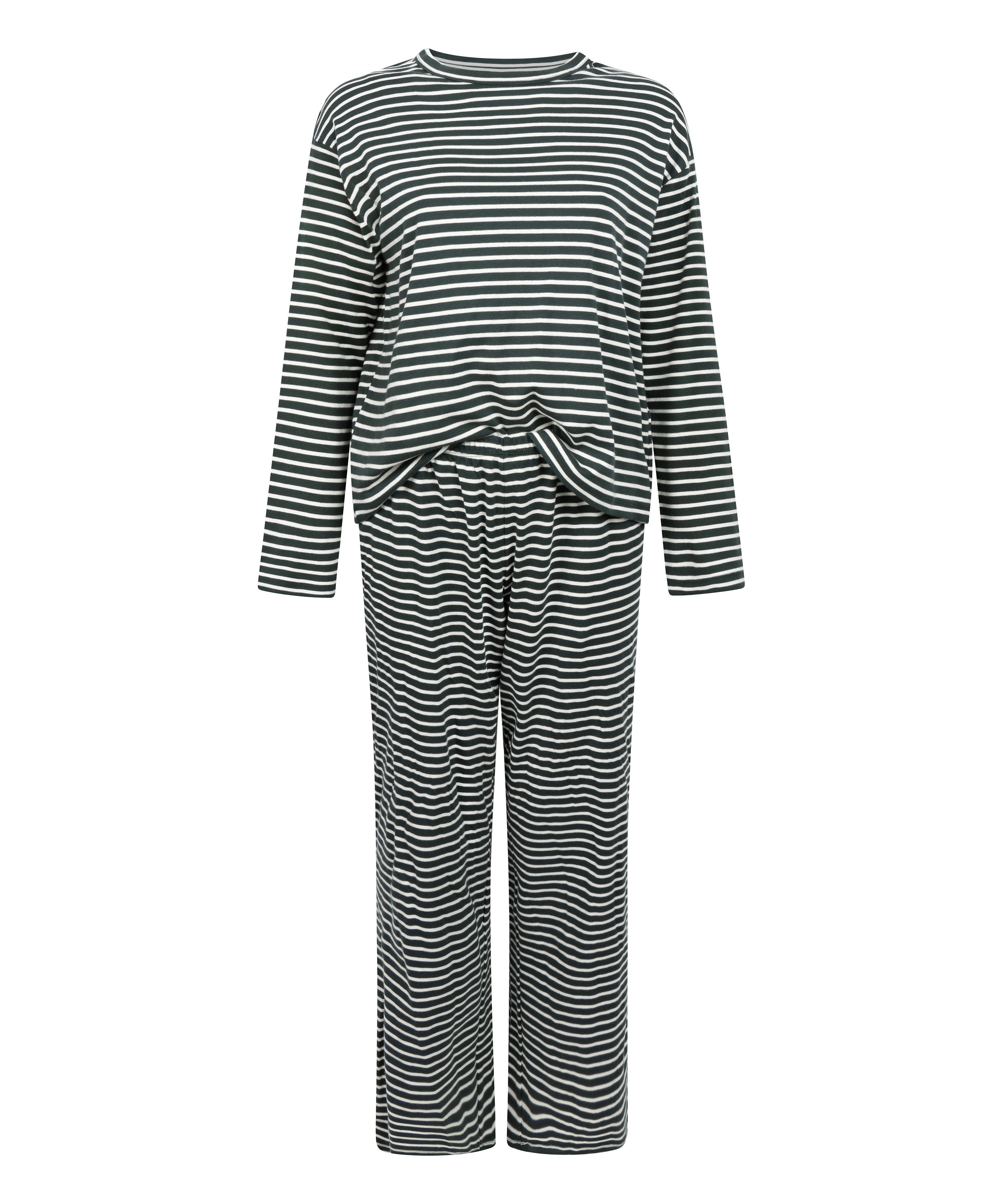 Pyjama en jersey de coton, Vert, main