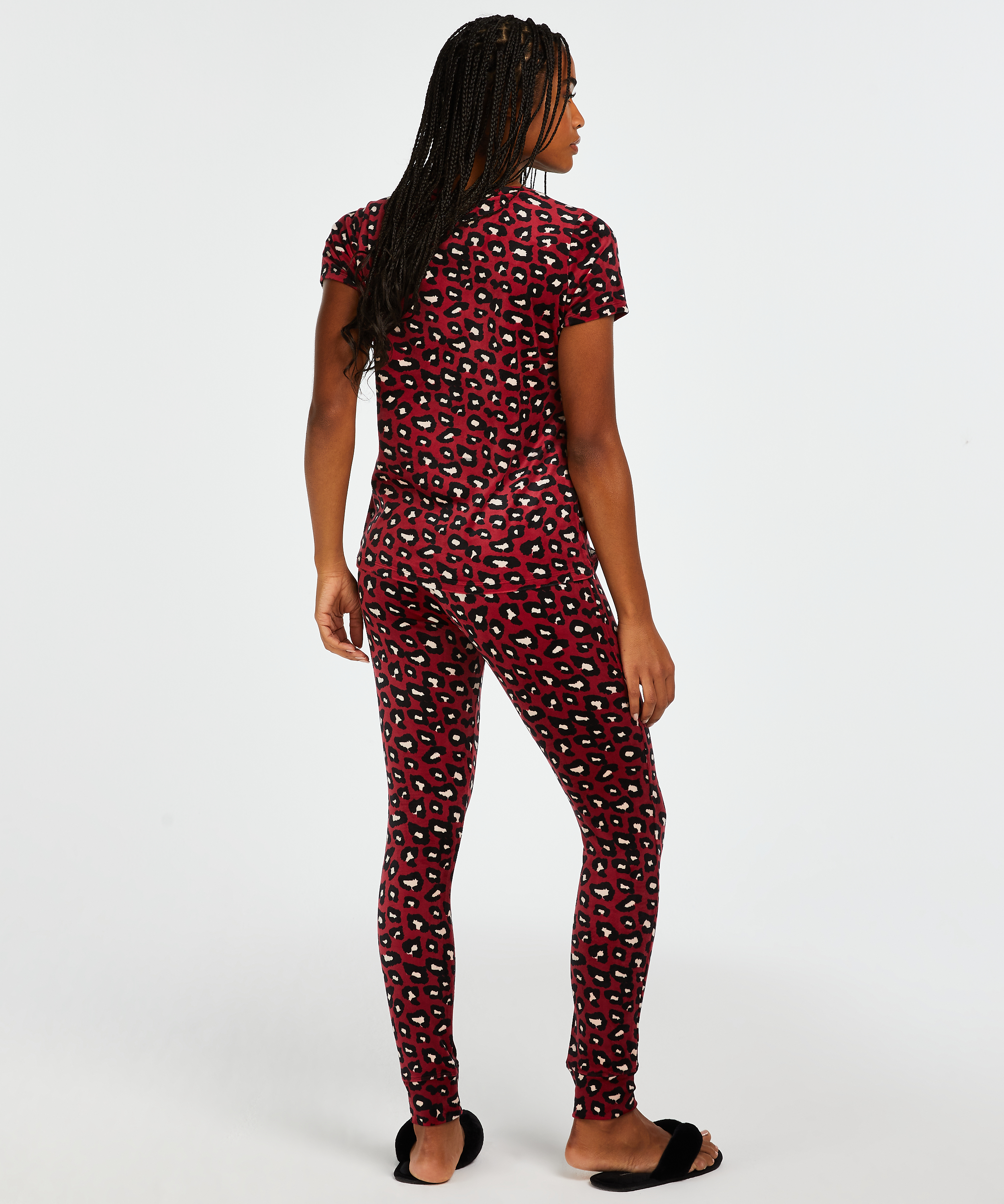 Top Velours, Rot, main