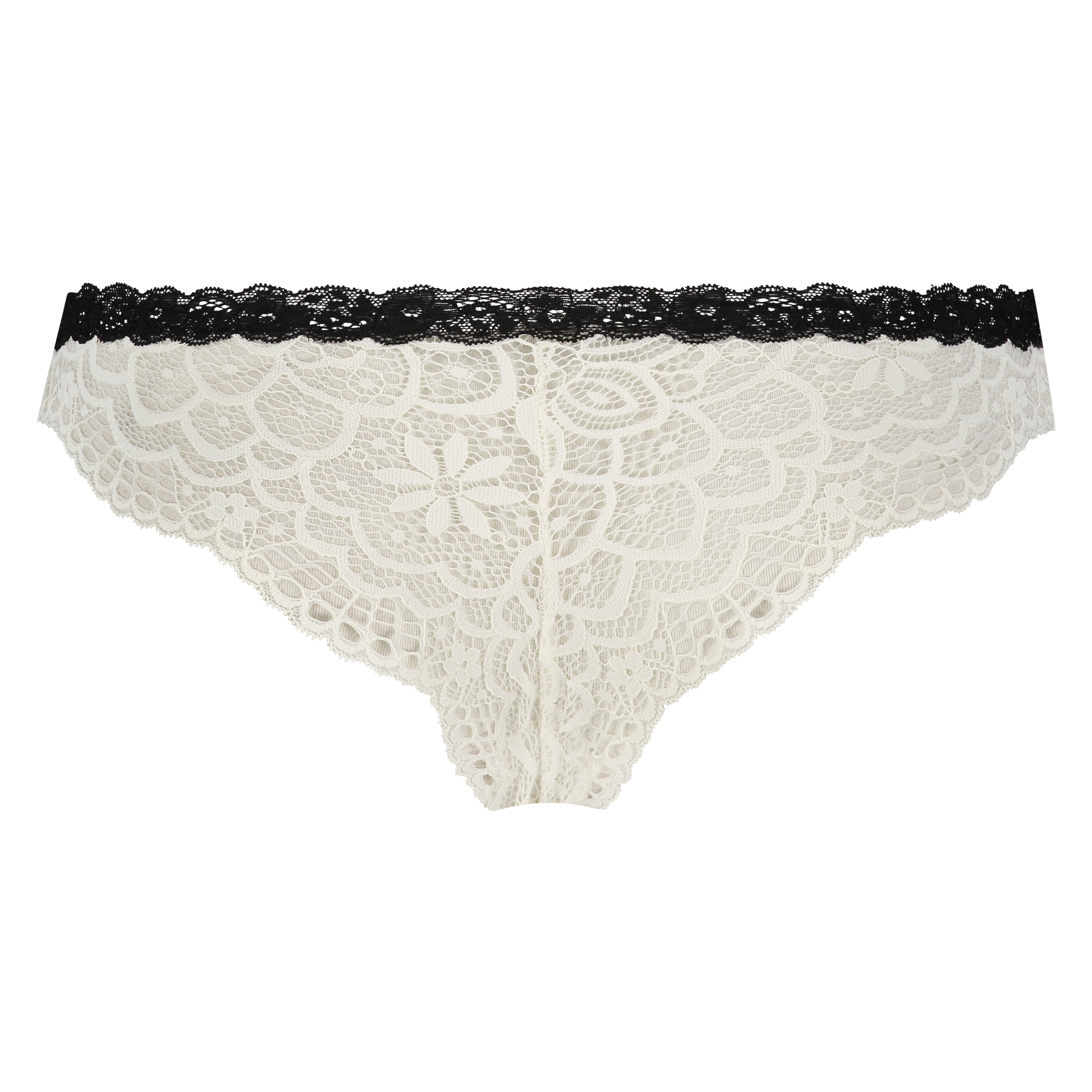 Slip br&eacute;silien Yaretzi, Blanc, main