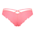 Slip br&eacute;silien ouvert Sosha, Rose