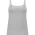 Pointelle-Camisole, Grau