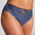 Slip taille haute Sophie, Bleu