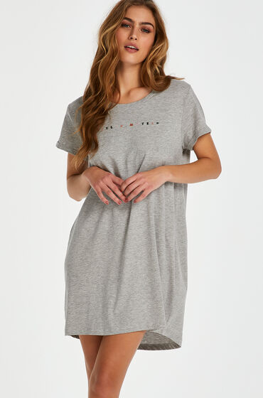 Hunkemöller Chemise de nuit Siesta Gris