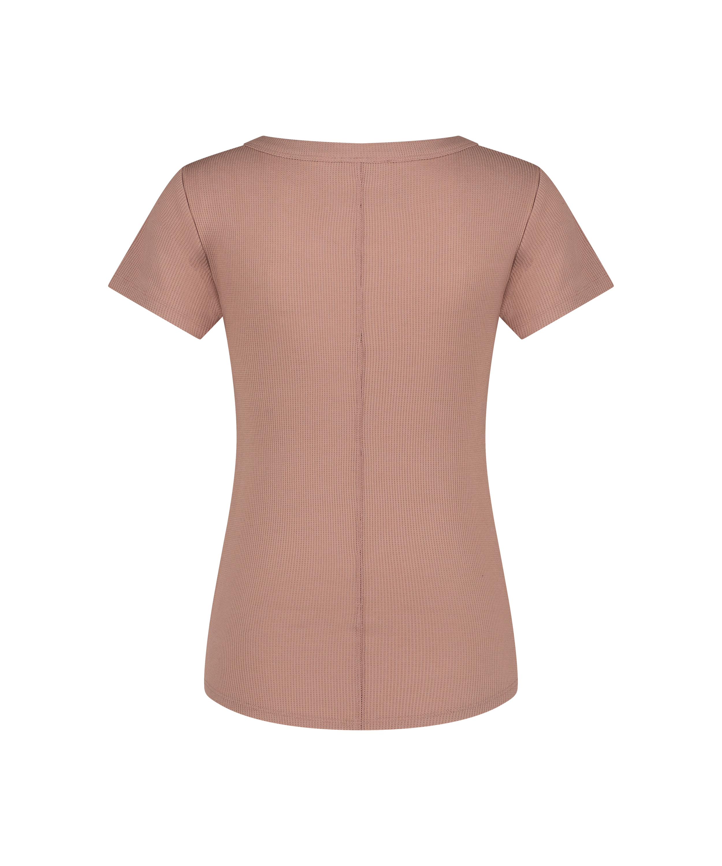 Haut de pyjama Henley, Marron, main