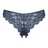 High Leg Brazilian Lace, Blau
