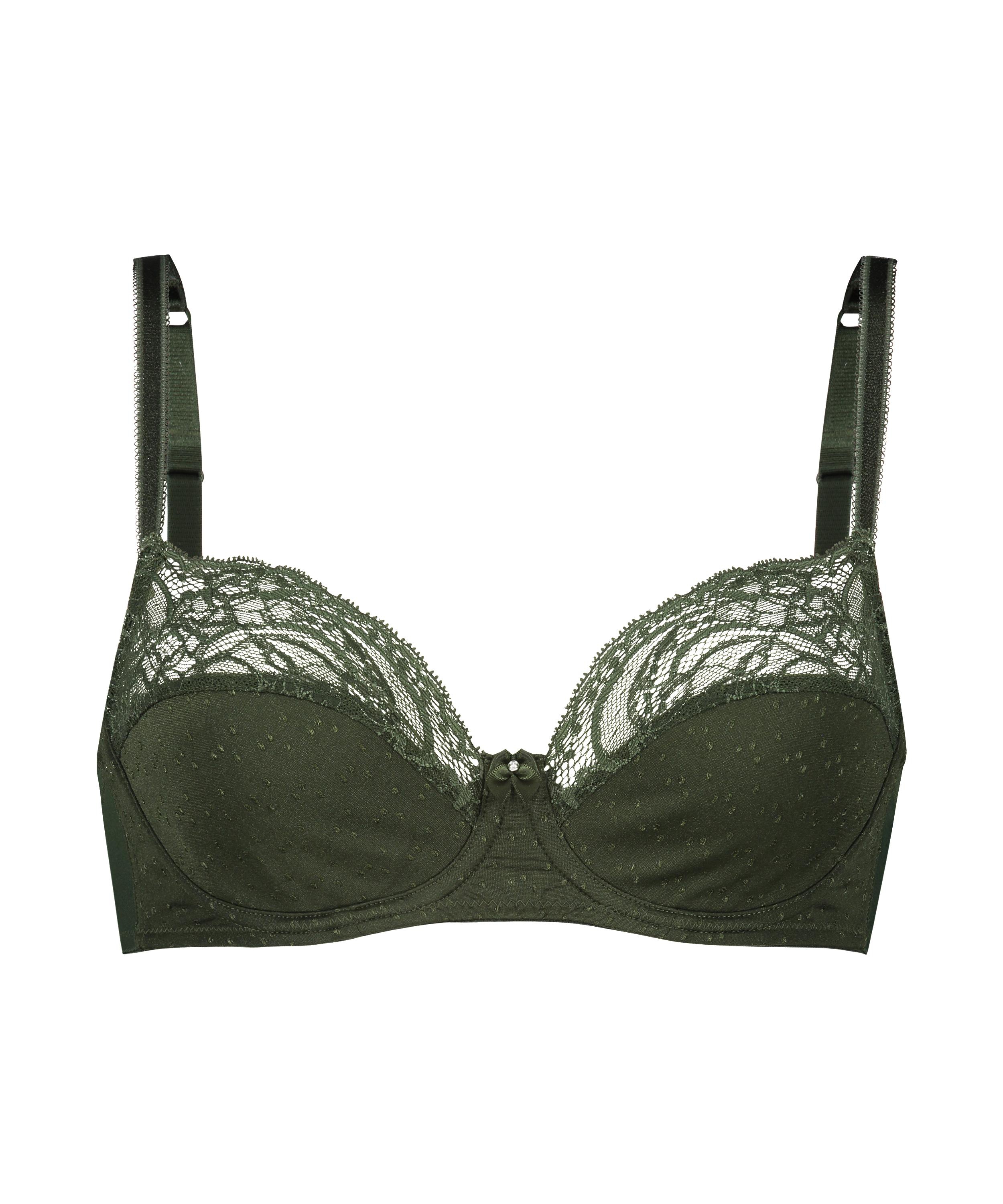 Soutien-gorge &agrave; armatures non-pr&eacute;form&eacute; Sophie, Vert, main