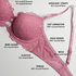 Soutien-gorge &agrave; armatures pr&eacute;form&eacute; Wies, Rose