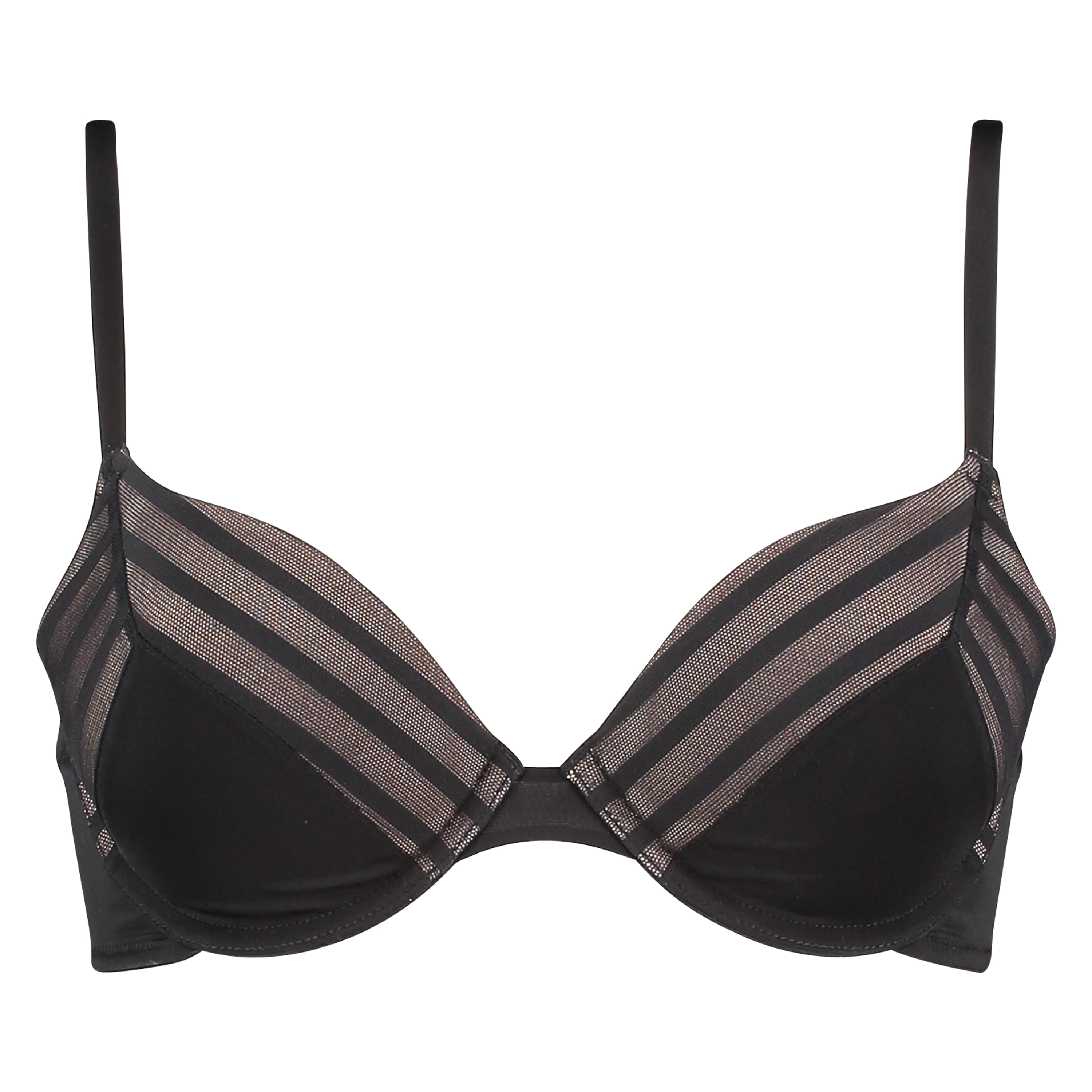 Soutien-gorge à armatures préformé Sheile stripe, Noir, main