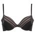Soutien-gorge à armatures préformé Sheile stripe, Noir