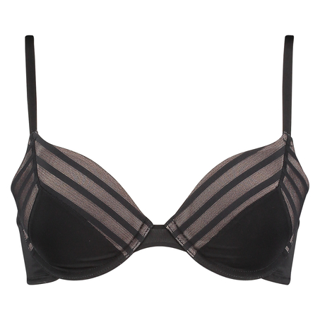 Soutien-gorge à armatures préformé Sheile stripe, Noir