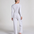 Haut de pyjama Pointelle, Gris