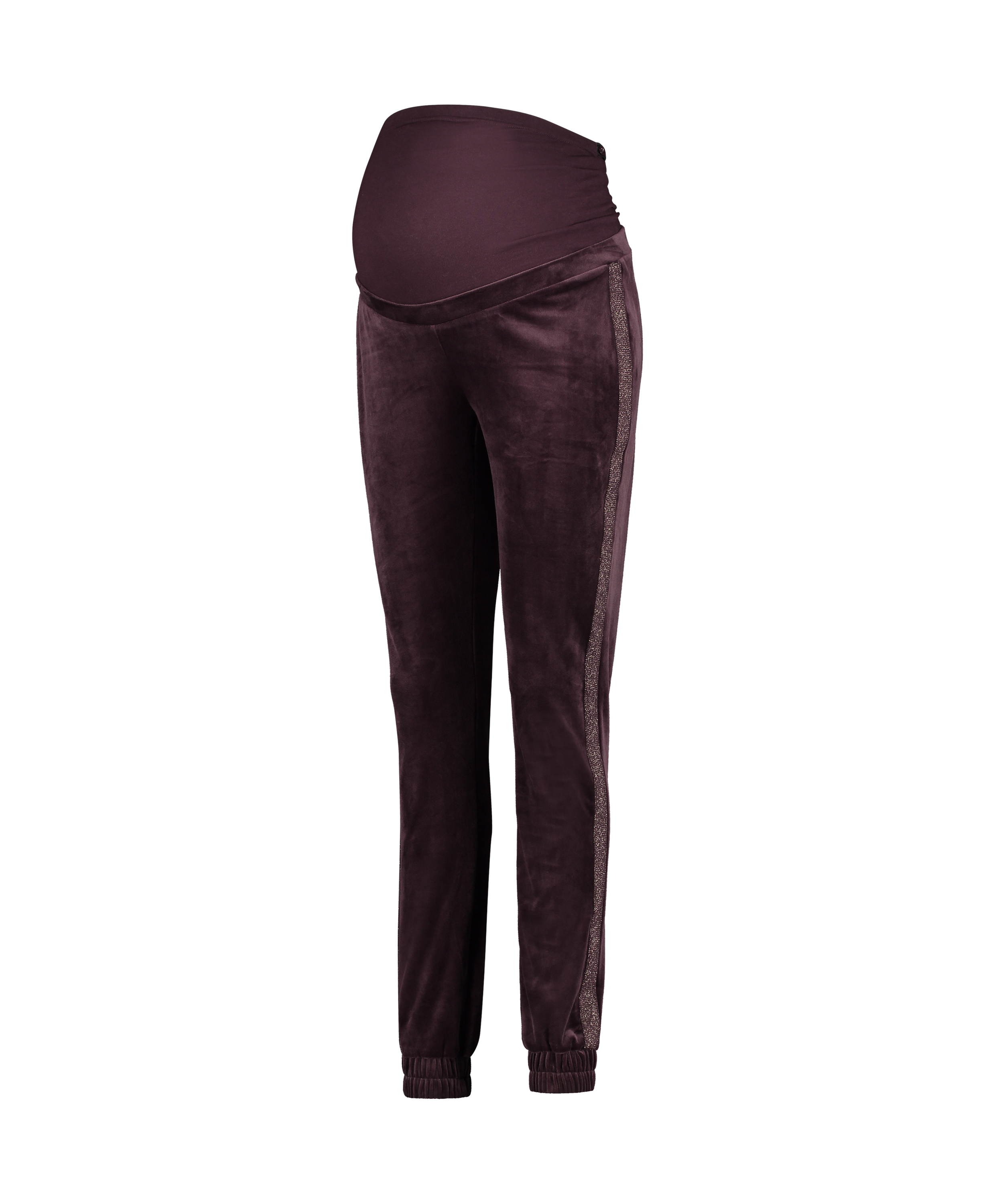 Pantalon de jogging Maternity GS Velour, Violet, main