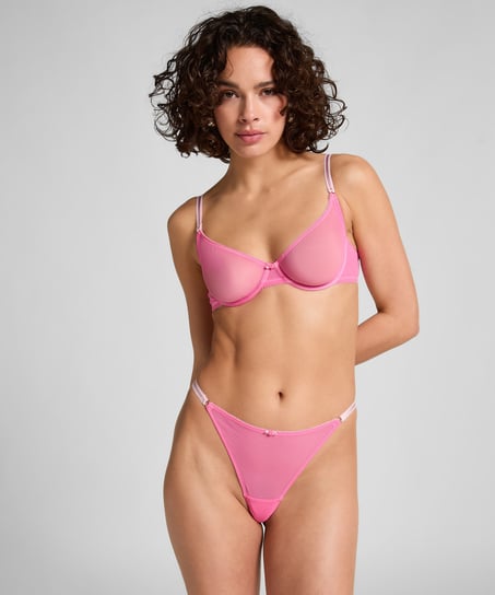 Soutien-gorge à armatures non rembourré Roza, Rose