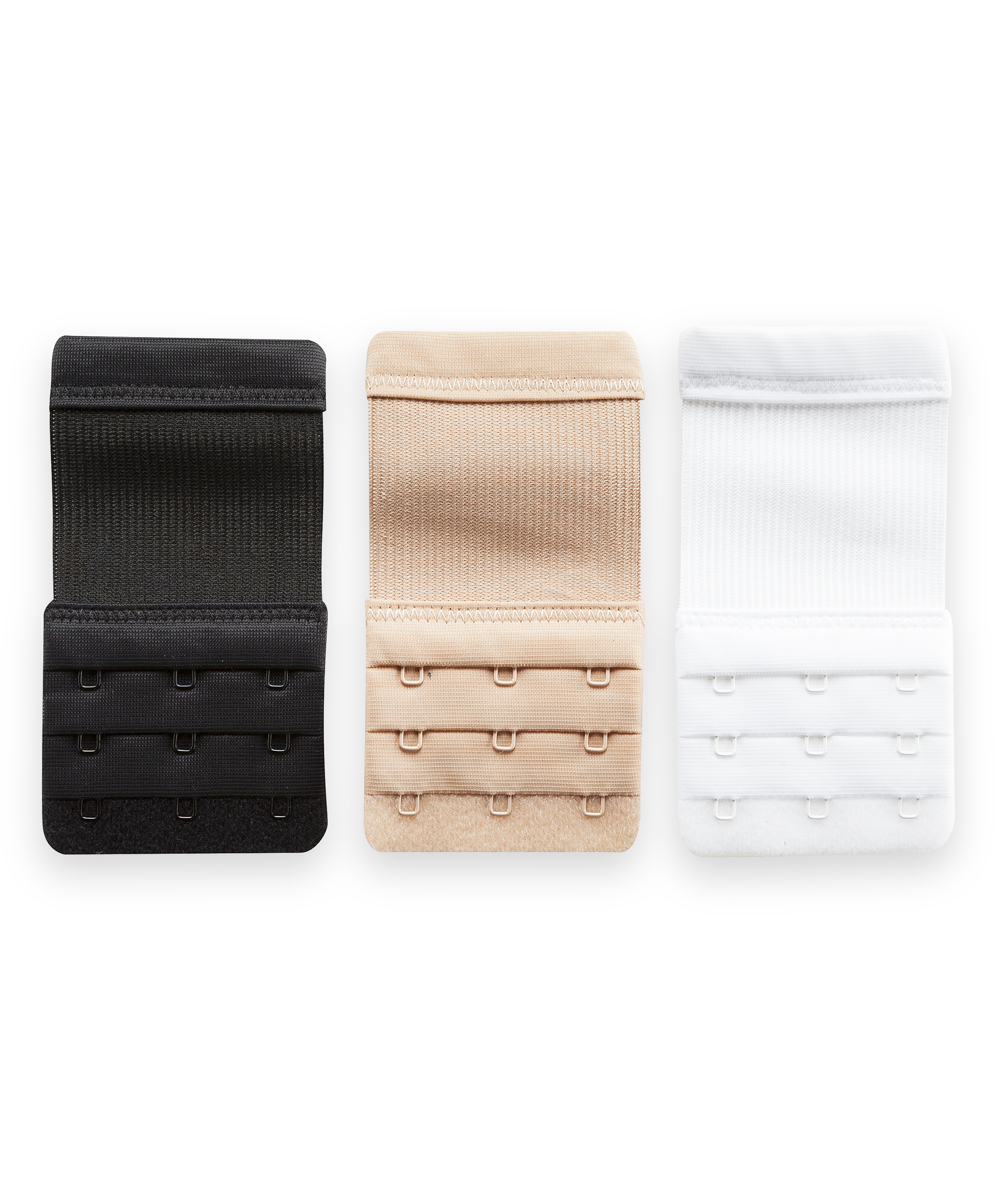 3er-Pack BH-Verlängerungen, Weiß, main