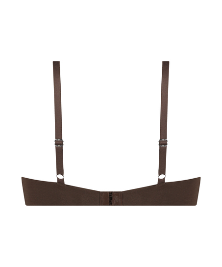 Soutien-gorge à armatures préformé push-up Smooth, Marron