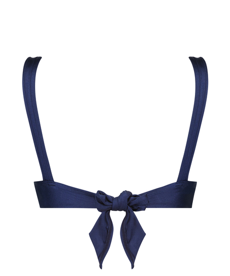 Triangel-Bikini-Top Luxe, Blau