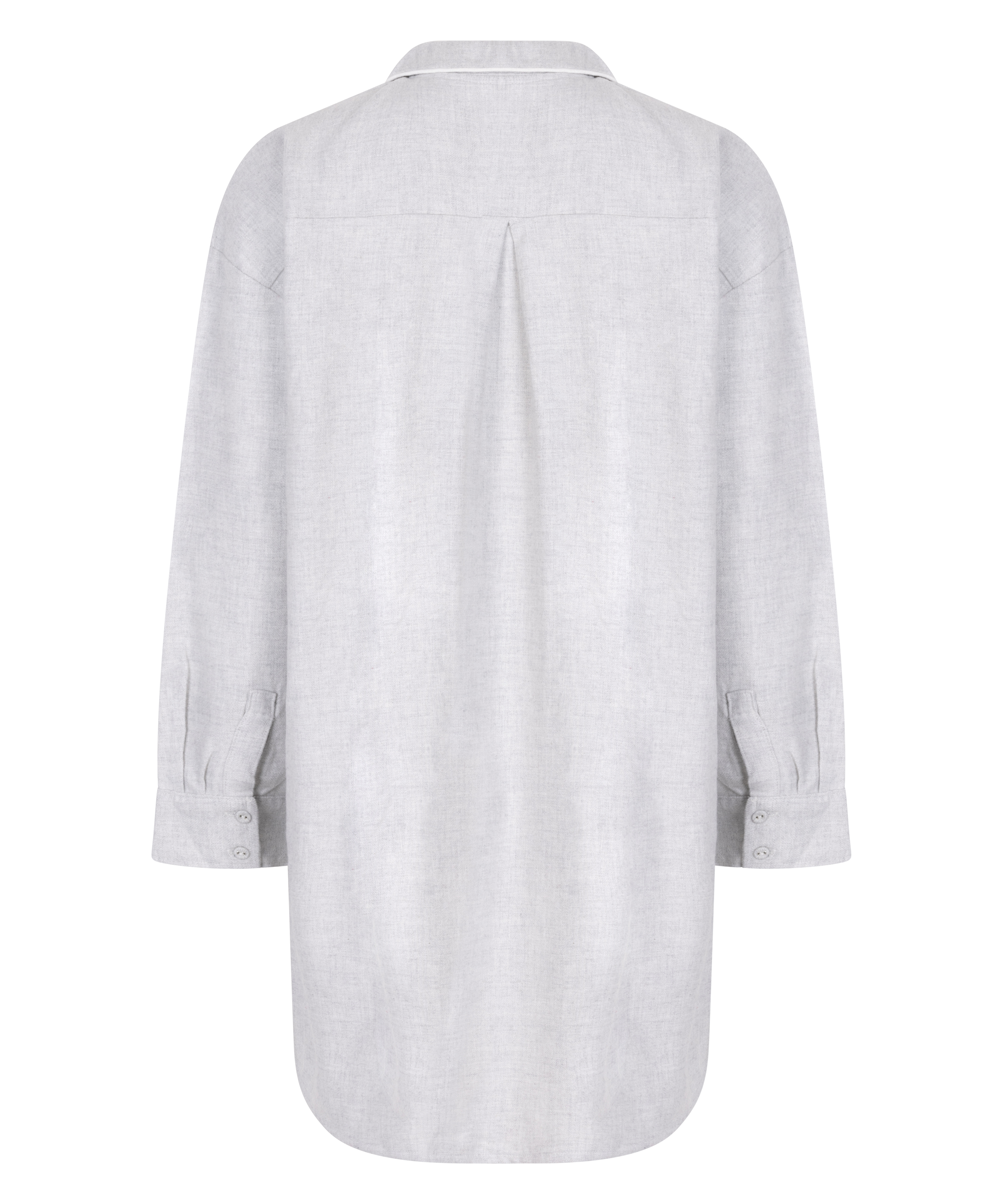 Nachthemd Flanel, Grau, main