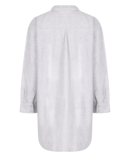 Nachthemd Flanel, Grau
