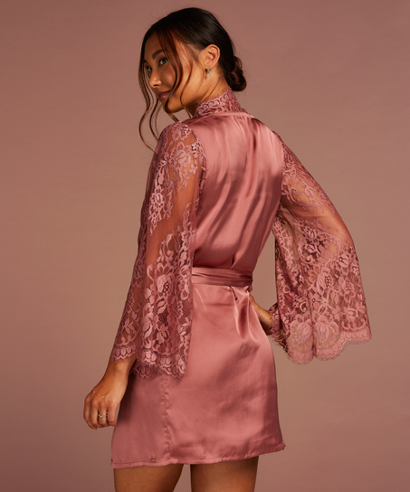 Kimono All Over Lace, Rose