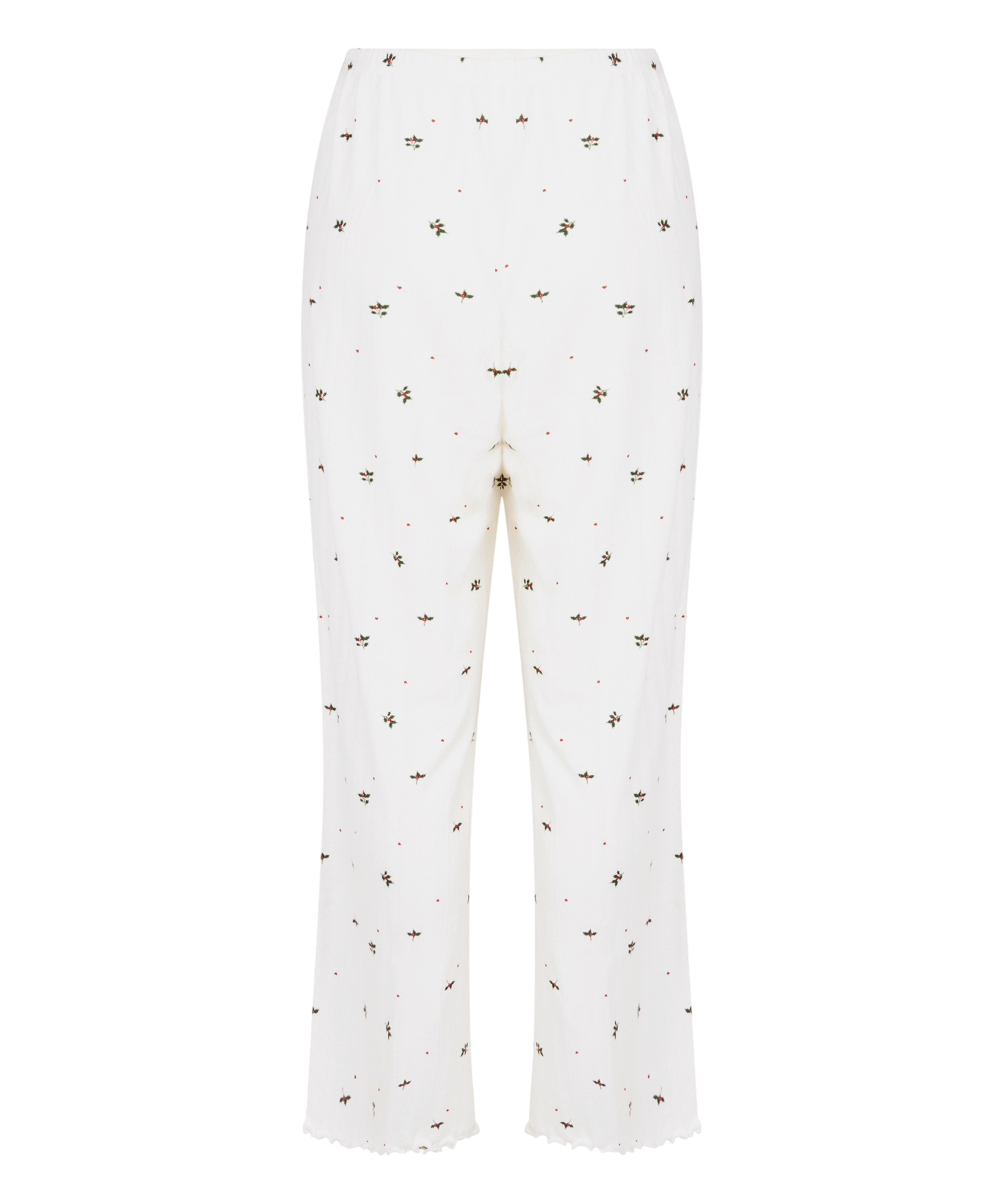 Pantalon de pyjama Pointelle, Blanc, main