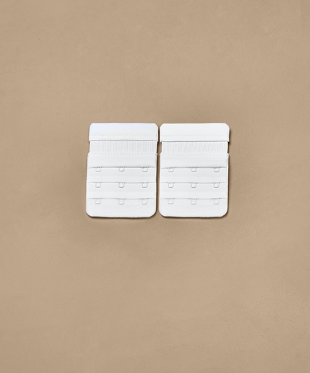 Lot de 2 extensions pour soutien-gorge, Blanc