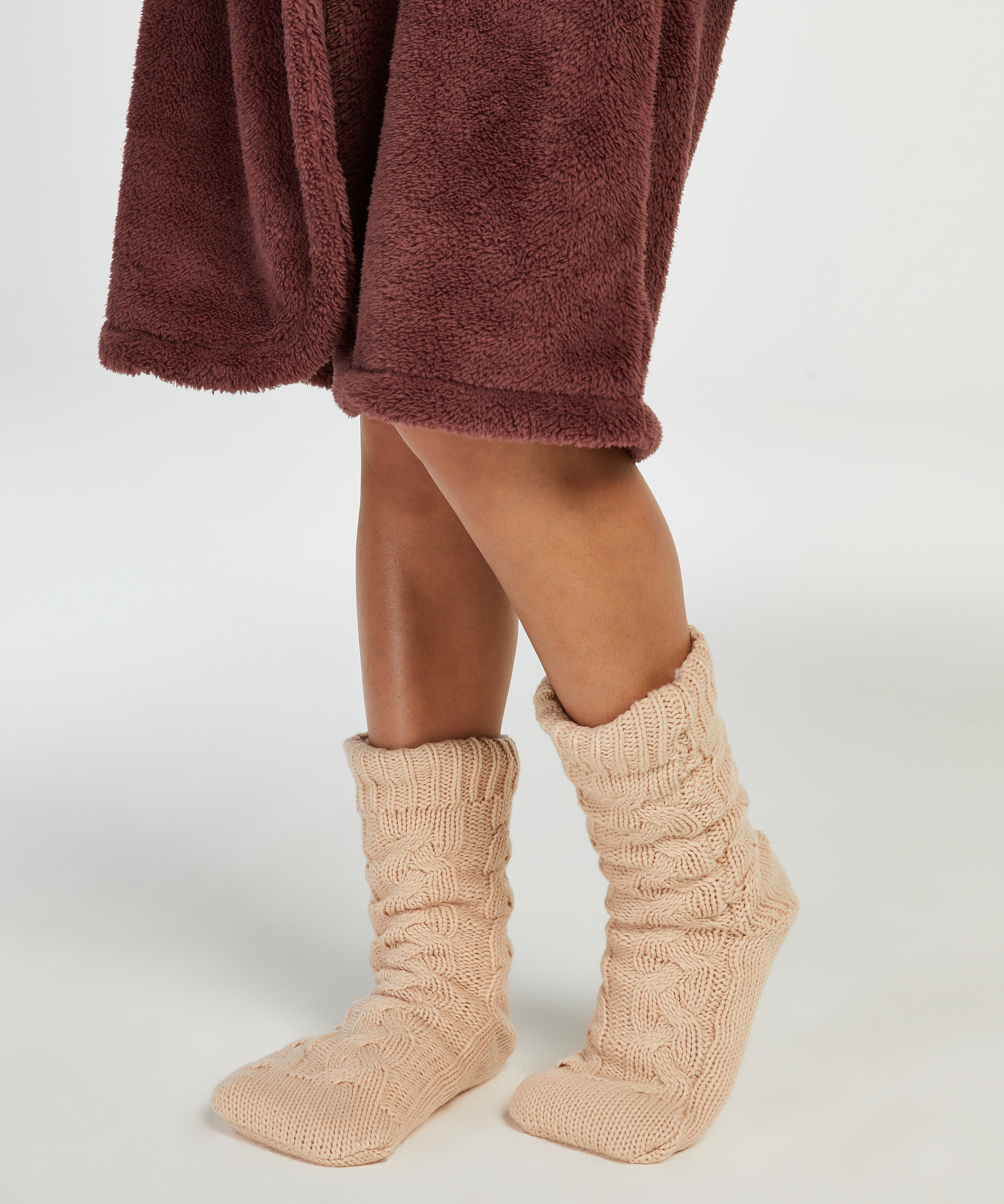 1 Paar Stricksocken, Wei&szlig;, main