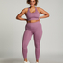 HKMX High Waisted nahtlose Sportleggings, Lila
