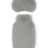 Wärmflasche Schlafmasken-Set, Grau