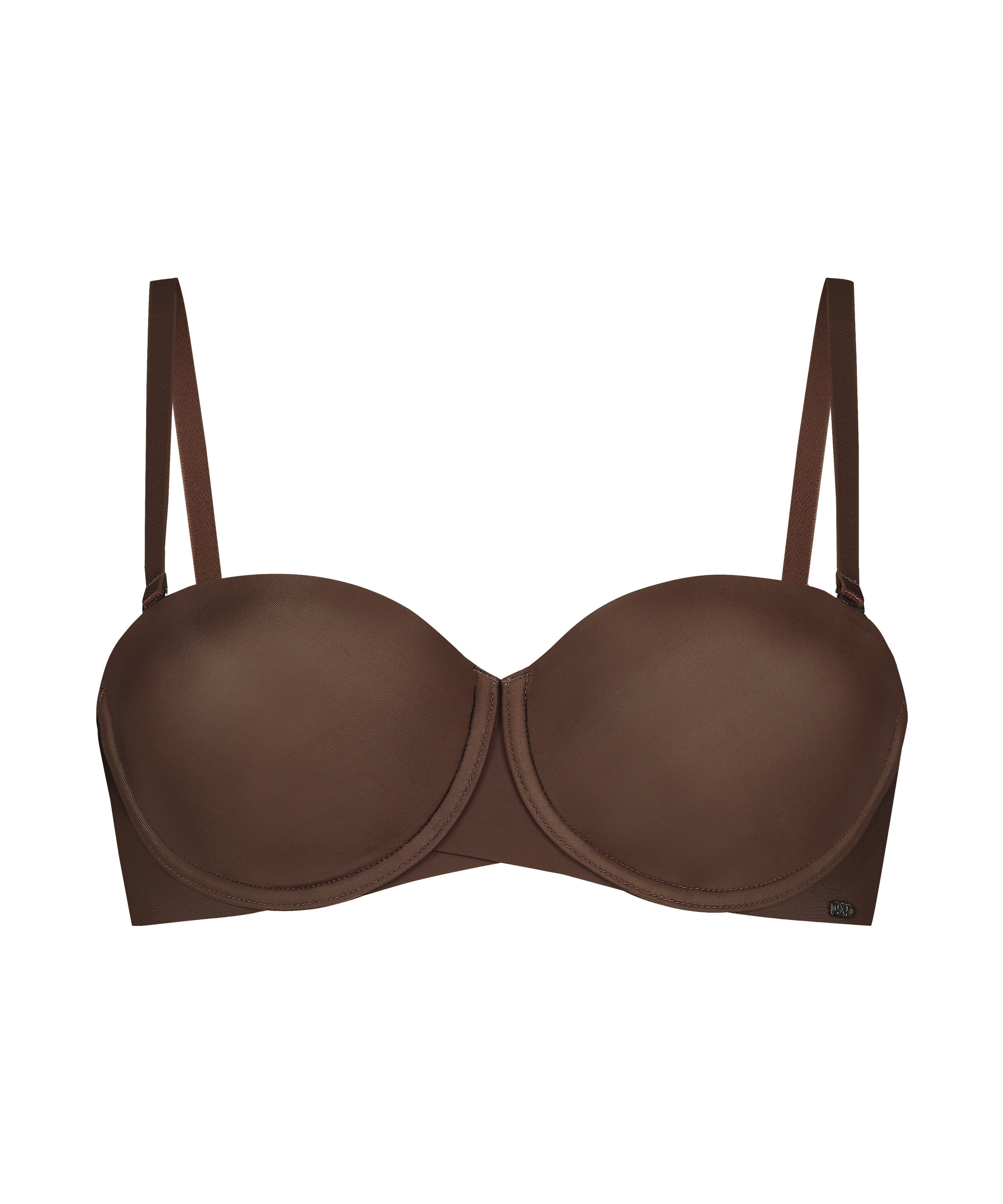 Soutien-gorge &agrave; armatures pr&eacute;form&eacute; sans bretelles Jane, Marron