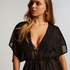 Sheer Kimono, Schwarz