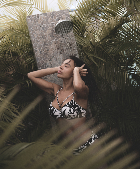 Bikinioberteil Mauritius, Schwarz