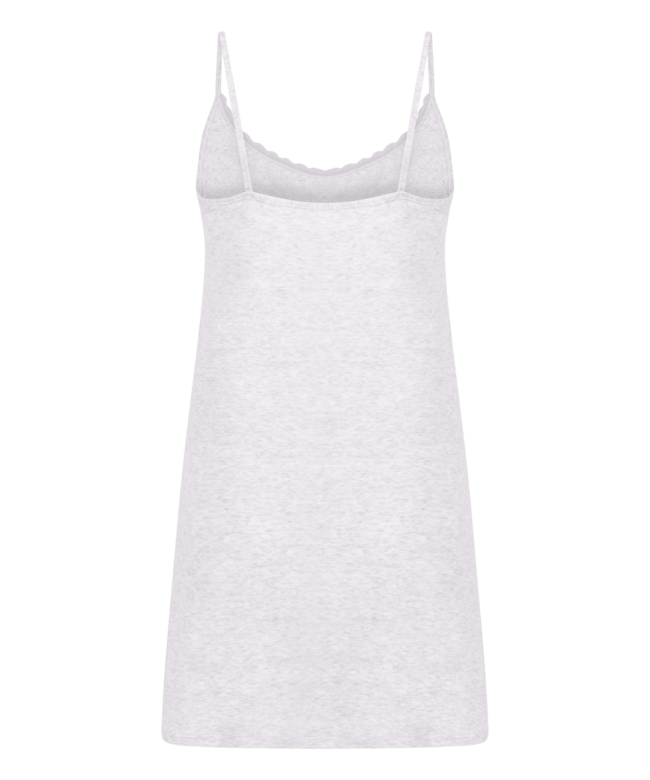 Pointelle-Slipdress, Grau, main