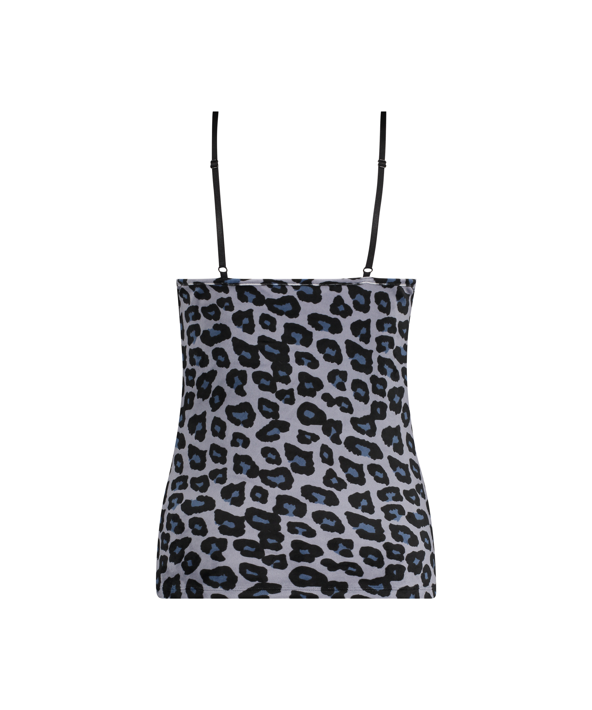 Cami Top Velours Lace, Grau, main