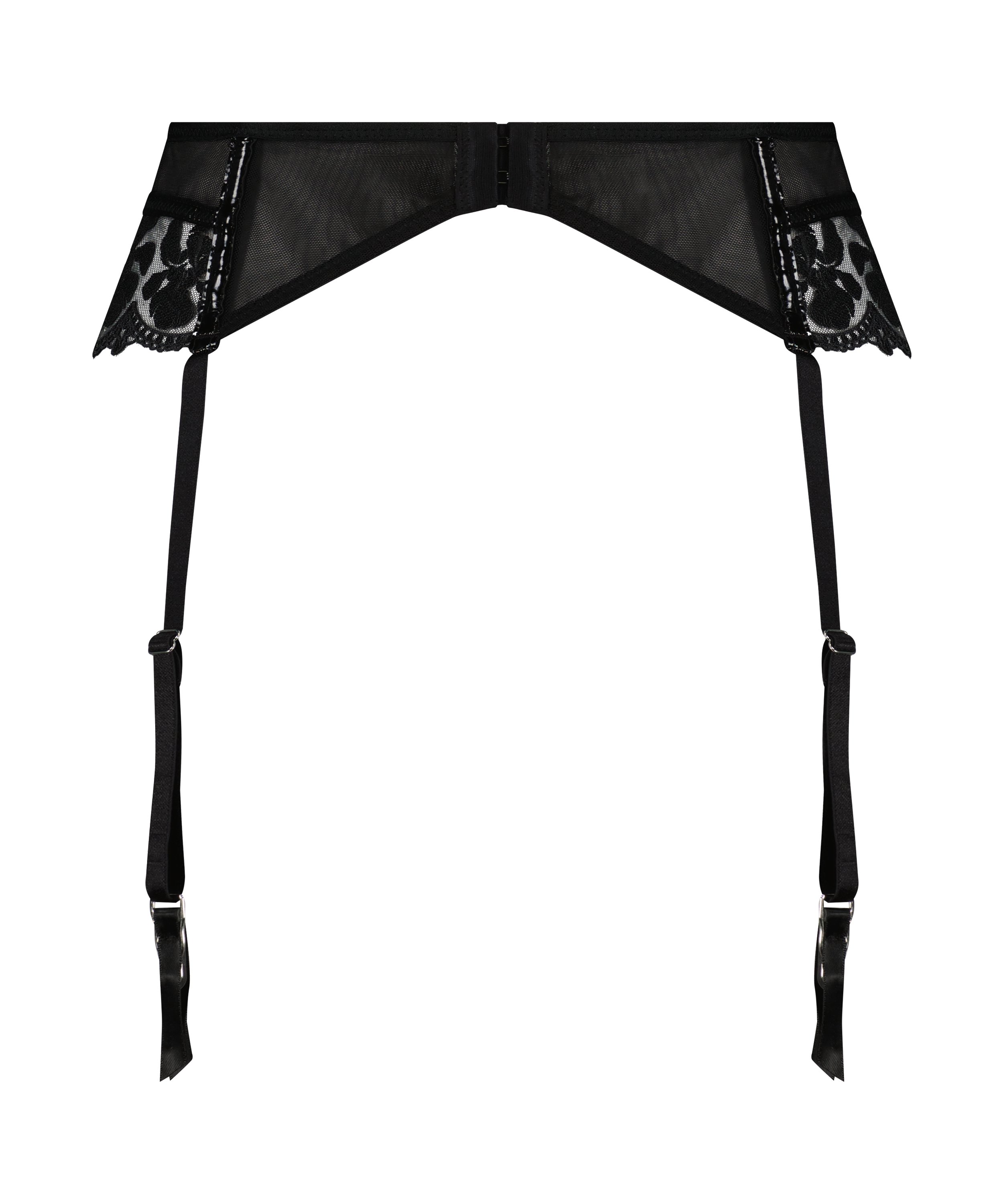 Porte-jarretelles Jitske, Noir, main