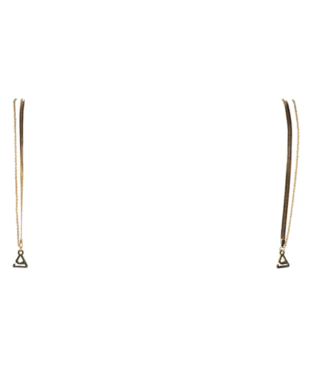 Bretelles de soutien-gorge amovibles, Jaune