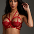 Soutien-gorge &agrave; armatures non-pr&eacute;form&eacute; Jacky, Rouge