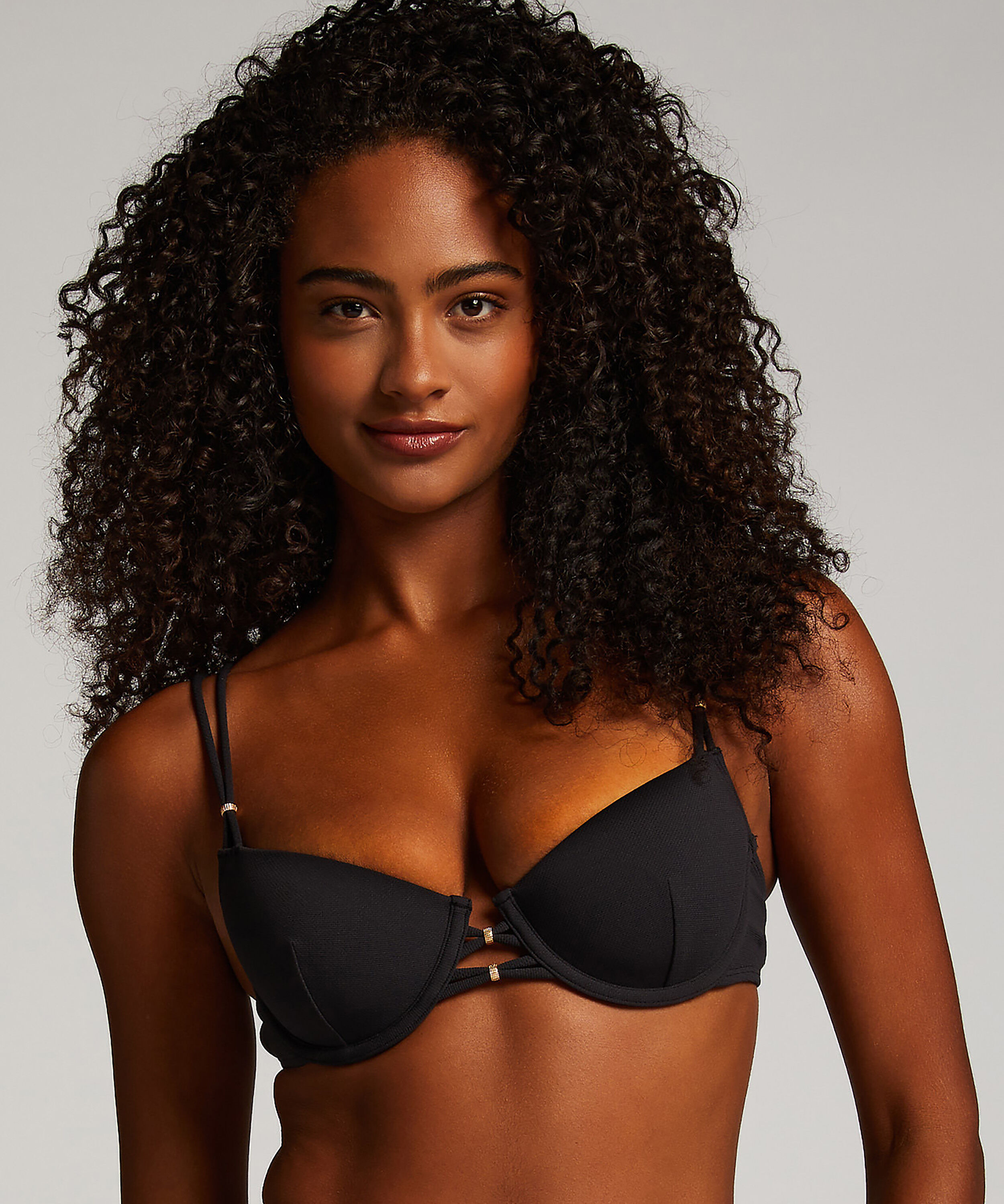 Haut de bikini Holbox, Noir