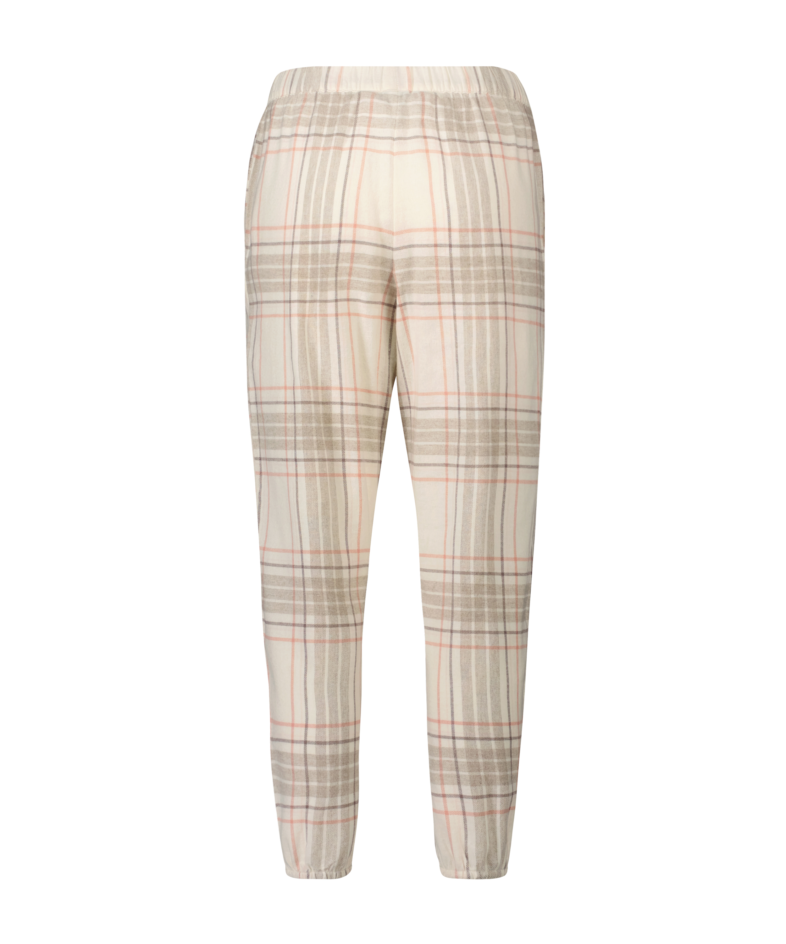 Tall Pyjamahose Twill Check, Grau, main
