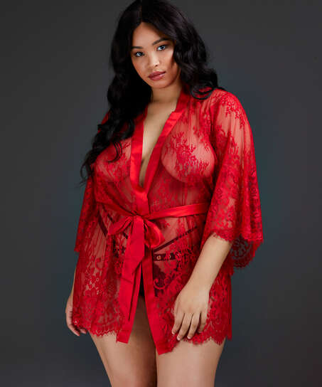 Kimono Lace Isabelle, Rouge