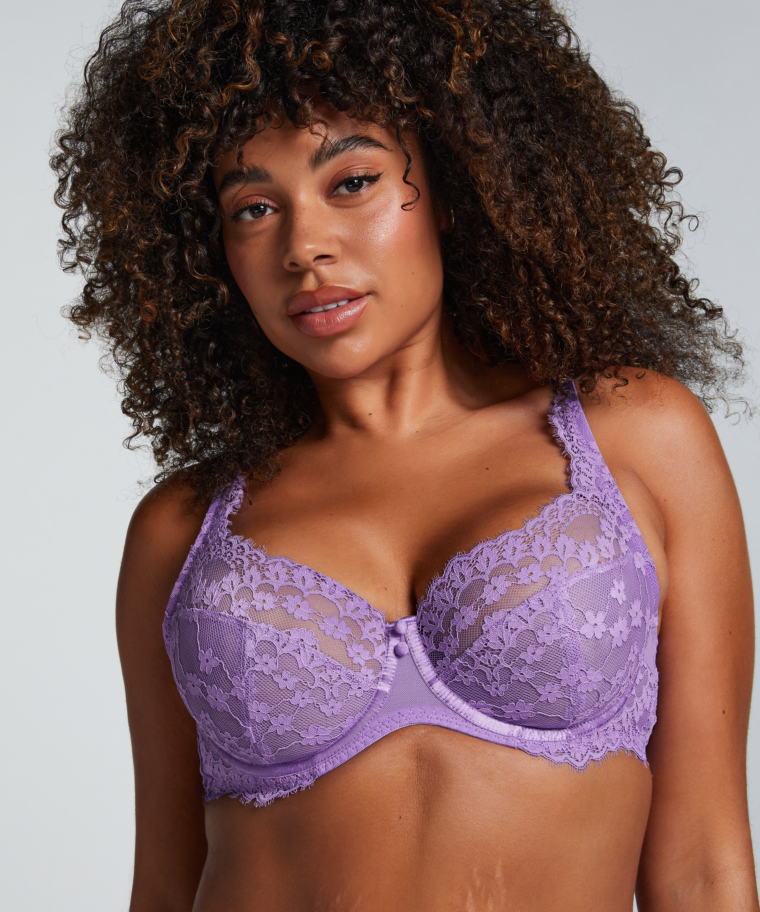 Soutien-gorge &agrave; armatures non-pr&eacute;form&eacute; Daisy, Violet, main