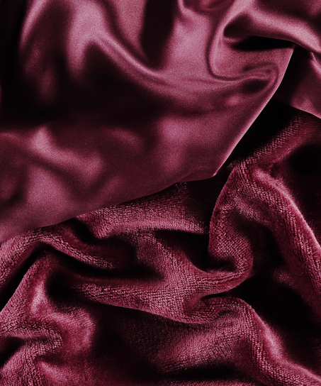 Bademantel Satin Fleece, Lila