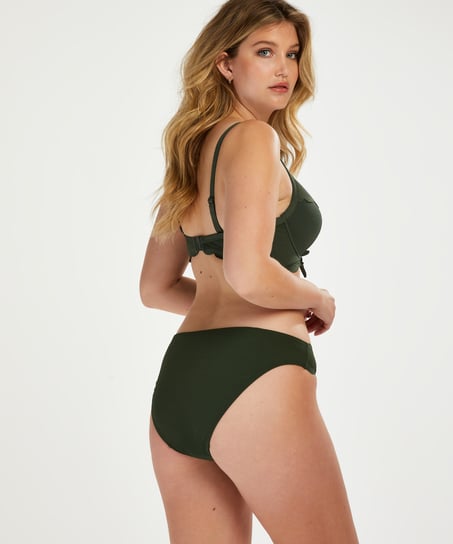 Haut de bikini &agrave; armatures pr&eacute;form&eacute; Scallop Glam, Vert
