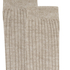 1 Paar Stricksocken, Beige