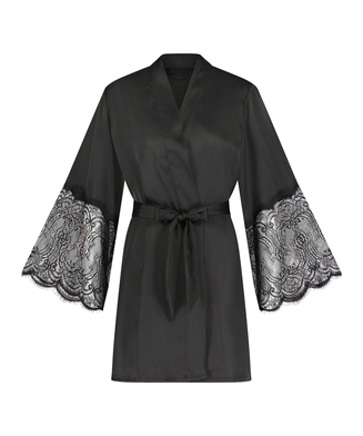 Kimono Satin, Noir, main Kimono Satin, Noir