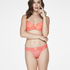 Soutien-gorge &agrave; armatures pr&eacute;form&eacute; Theresa, Rouge
